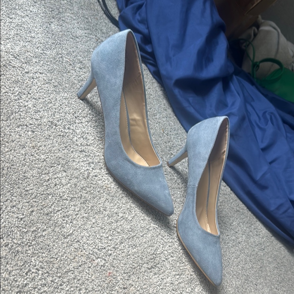 JustFab Blue Stiletto Heels for Formal Occasions